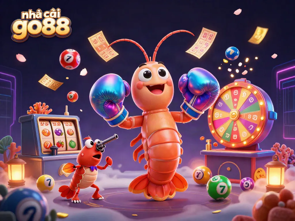 Unleash fun with nhà cái go88 showcasing 3D characters and lottery elements for an exciting gaming experience.