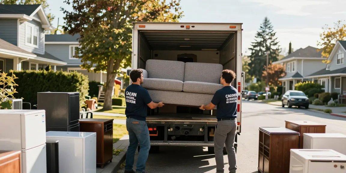 target Junk Removal Vancouver team efficiently clearing clutter from home