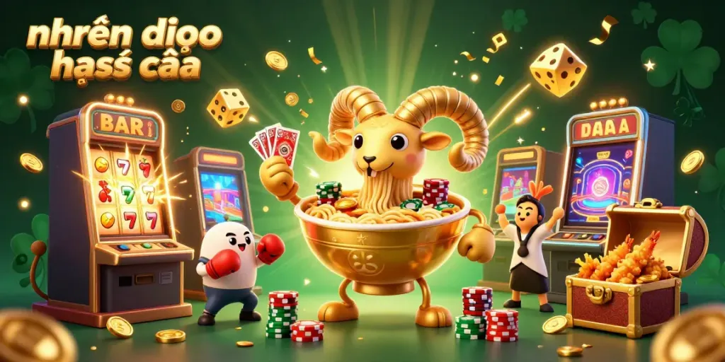 Engage in thrilling slots with nhận định kèo nhà cái amidst colorful casino elements and dynamic characters.