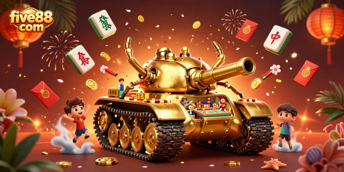 Engage in vibrant gameplay at five88 com with a 3D illustration showcasing a unique casino experience.