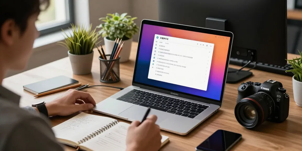 Experience Telegram中文 setup process in an inviting tech workspace.