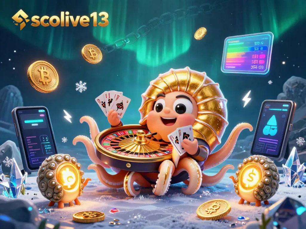 Engage in thrilling gameplay with socolive13 as ancient nautilus interacts with glowing coins and cards.