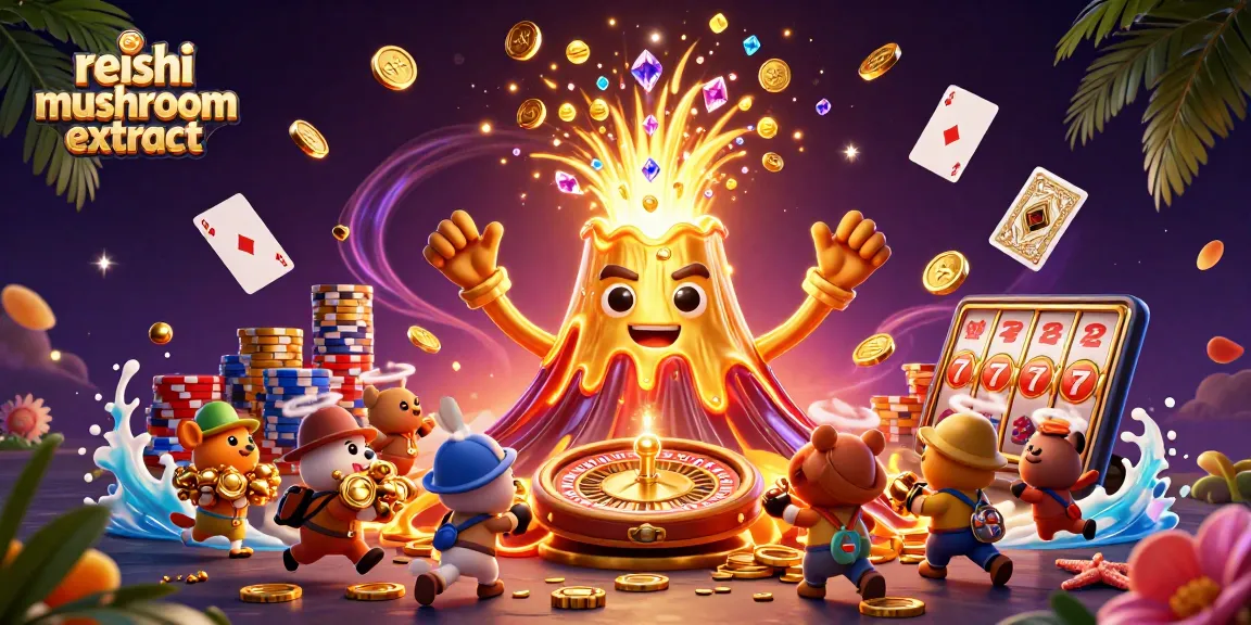 Engage with reishi mushroom extract's benefits while enjoying vibrant casino treasures and excitement.