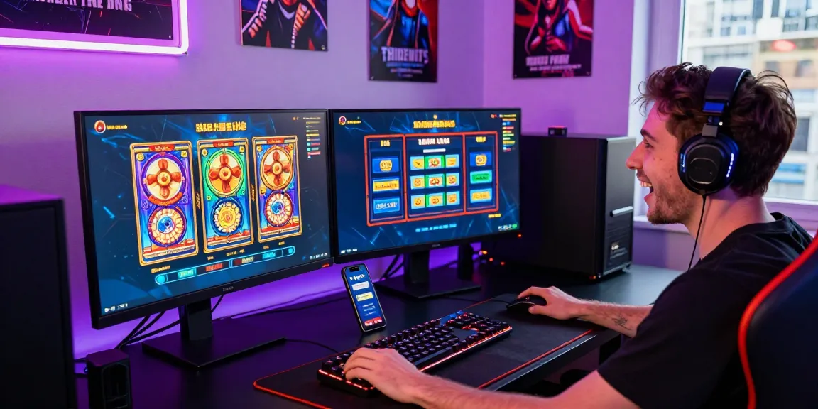 Immersive online gaming setup featuring the 79club app on display.