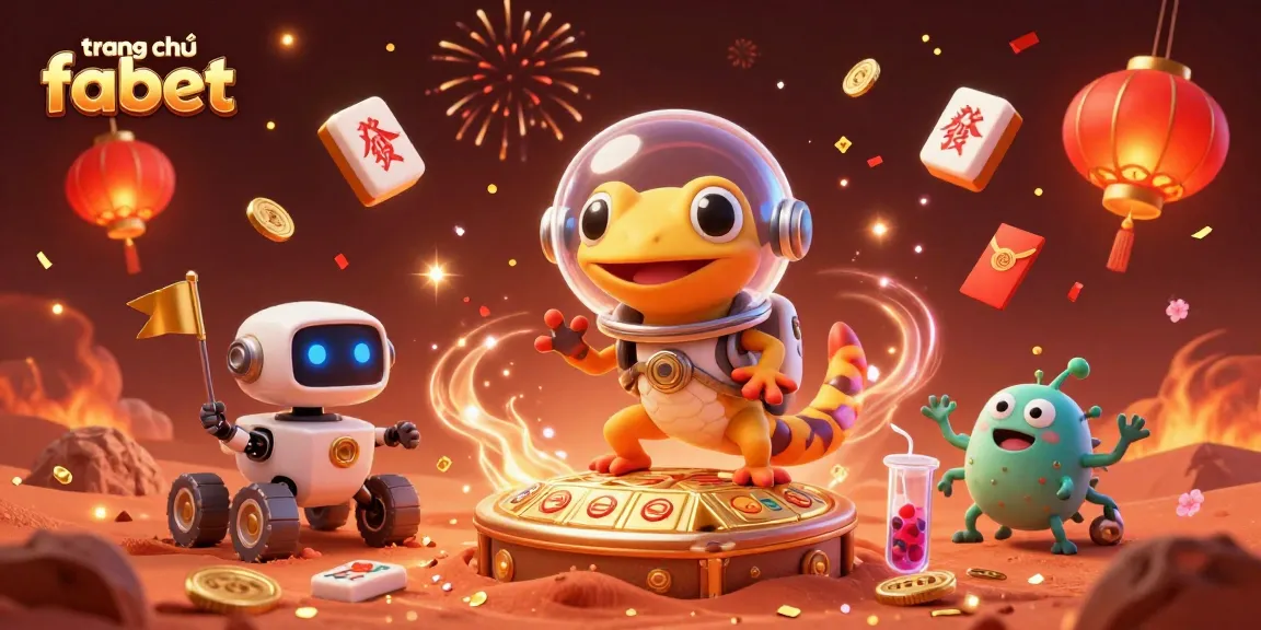Experience the thrills at trang chủ fabet with a Martian gecko discovering a golden casino!